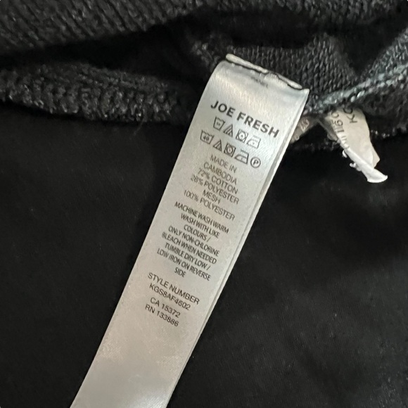 Joe Fresh Black Cowel Neck Long Sleeve Tunic Pullover Girls Sweater Size Small 6 - Picture 3 of 4